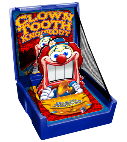 Clown Tooth Knockout Carnival Game in Austin Texas from Austin Bounce House Rentals